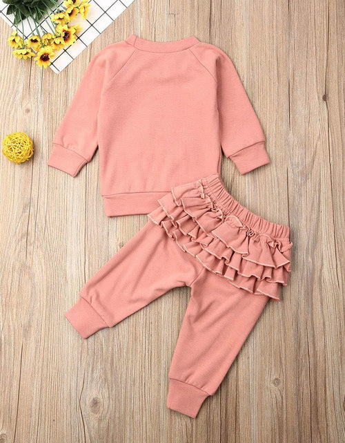 Load image into Gallery viewer, Newborn Baby Girls Clothes Cotton Suit Cute Baby Kid Infant Toddler Play Wear Rainbow Outfits
