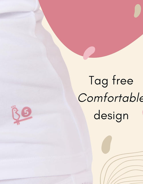 Load image into Gallery viewer, Girls Solid White Snug Fit Tagless Cami Vest - 100% Cotton Super Soft Undershirts (3/Pack)
