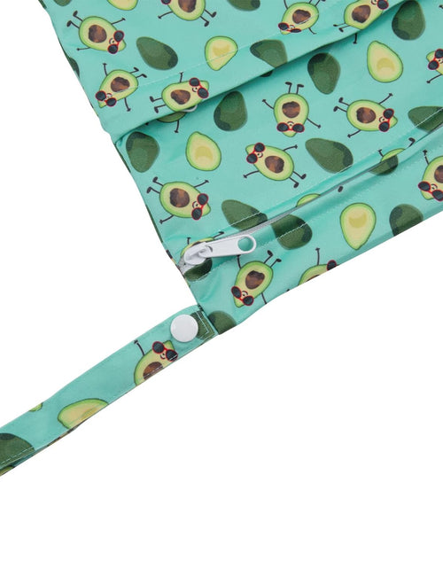 Load image into Gallery viewer, BABY 2Pcs Cloth Diaper Wet Dry Bags Waterproof Reusable with Two Zippered Pockets Travel Beach Pool Daycare Soiled Baby Items Yoga Gym Bag for Swimsuits or Wet Clothes LZX4344
