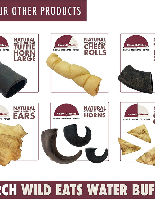 Load image into Gallery viewer, Water Buffalo Prime Select Dog Chews, All Natural Dog Bones &amp; Dog Treats 7 Pack (Long Lasting Dog Chews, Dog Bone Assortment, Treats &amp; Dog Bone) Grain Free Dog Chews Bones, Dog Snacks
