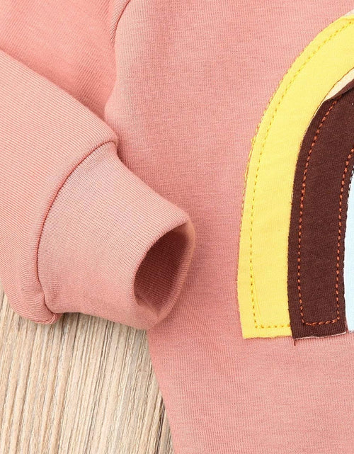 Load image into Gallery viewer, Newborn Baby Girls Clothes Cotton Suit Cute Baby Kid Infant Toddler Play Wear Rainbow Outfits
