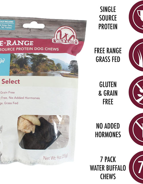 Load image into Gallery viewer, Water Buffalo Prime Select Dog Chews, All Natural Dog Bones &amp; Dog Treats 7 Pack (Long Lasting Dog Chews, Dog Bone Assortment, Treats &amp; Dog Bone) Grain Free Dog Chews Bones, Dog Snacks
